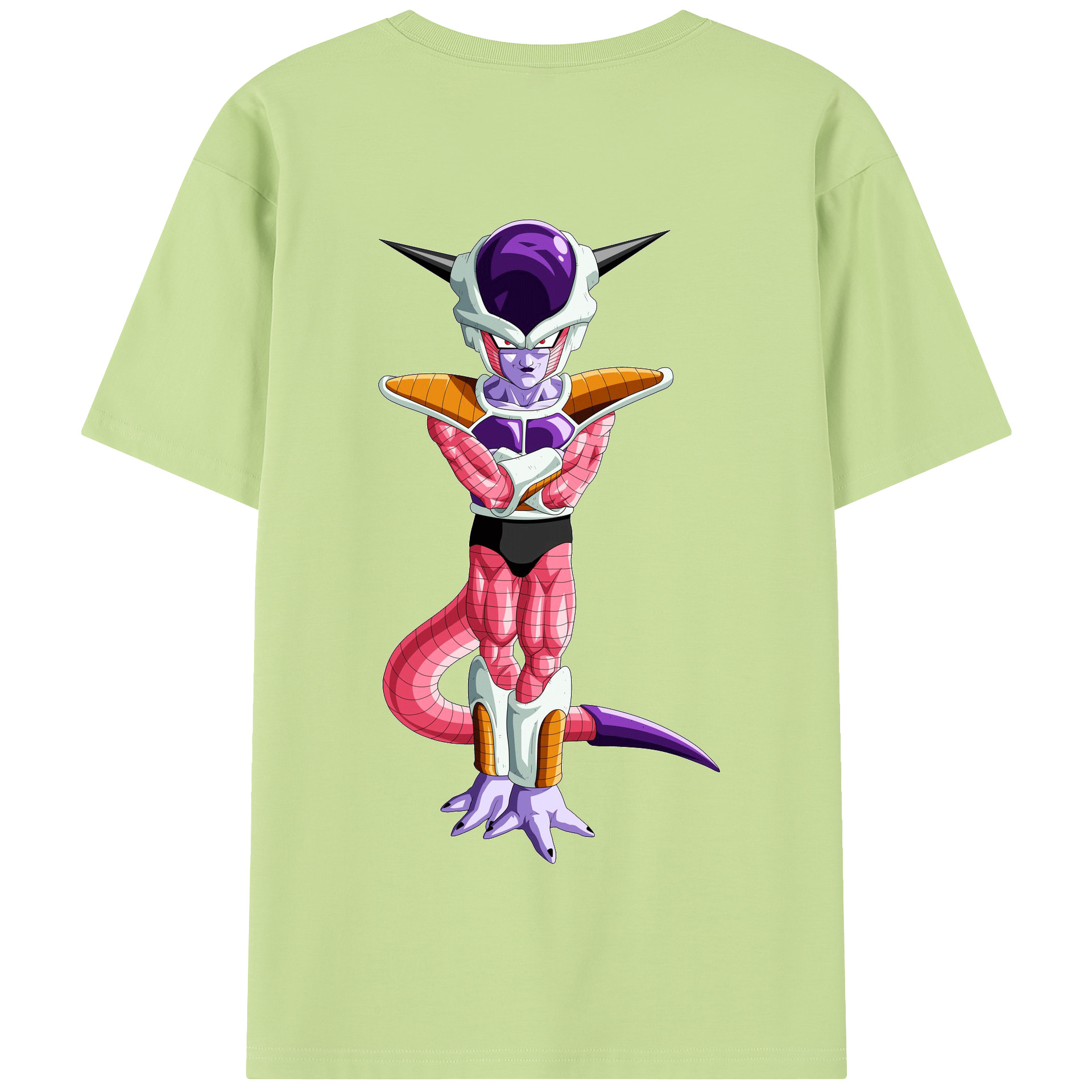 （画像用） ドラゴンボール フリーザ DRAGON BALL Frieza 綿100％半袖Tシャツ（背面プリント）